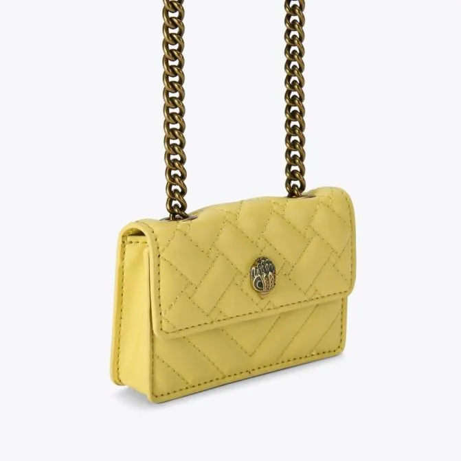 Kurt Geiger Micro Bags Micro Kensington Yellow 8211 Women