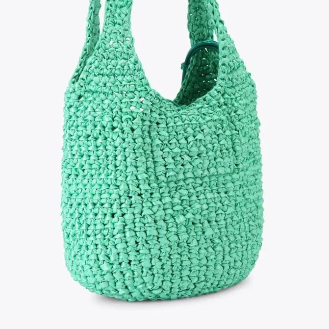 Kurt Geiger Mini Bags Small Crochet Tote Bag Pale Green 8211 Women
