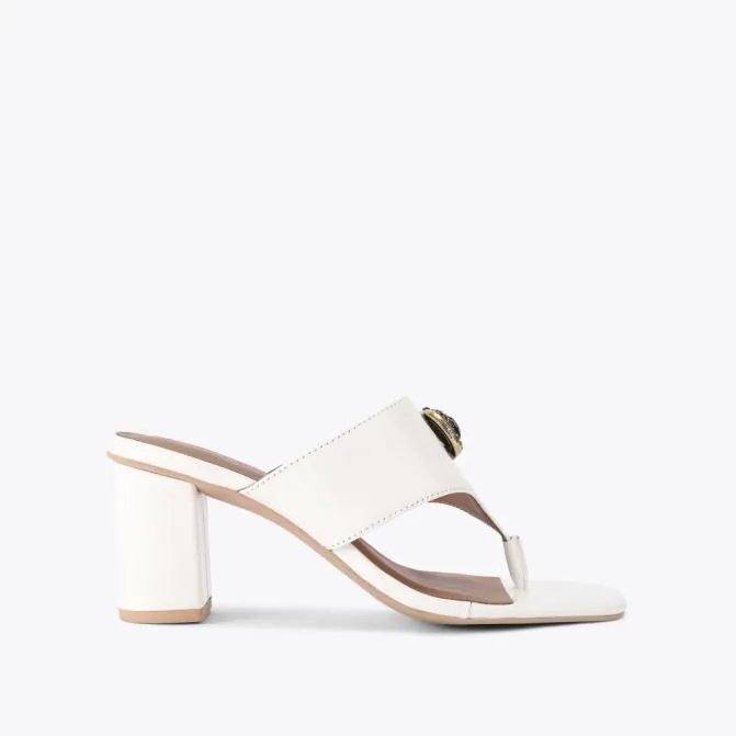 Kurt Geiger Sandals Chelsea Tbar Block Sandal White 8211 Women