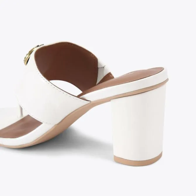 Kurt Geiger Sandals Chelsea Tbar Block Sandal White 8211 Women