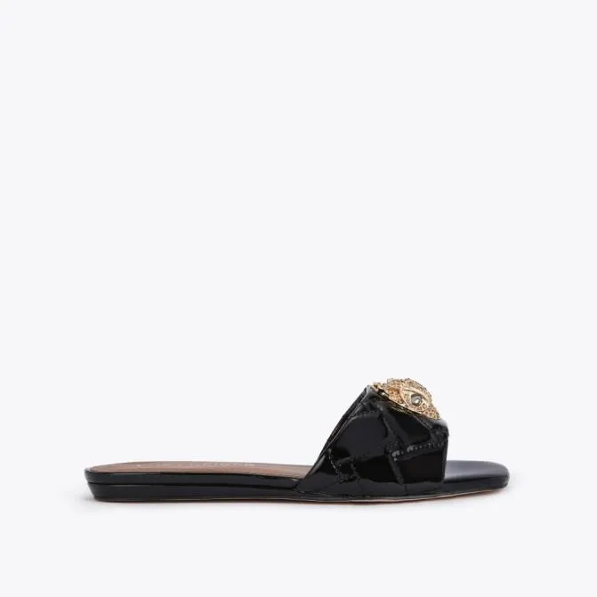 Kurt Geiger Sandals Kensington Flat Sandal Black 8211 Women
