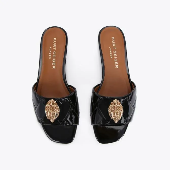 Kurt Geiger Sandals Kensington Flat Sandal Black 8211 Women