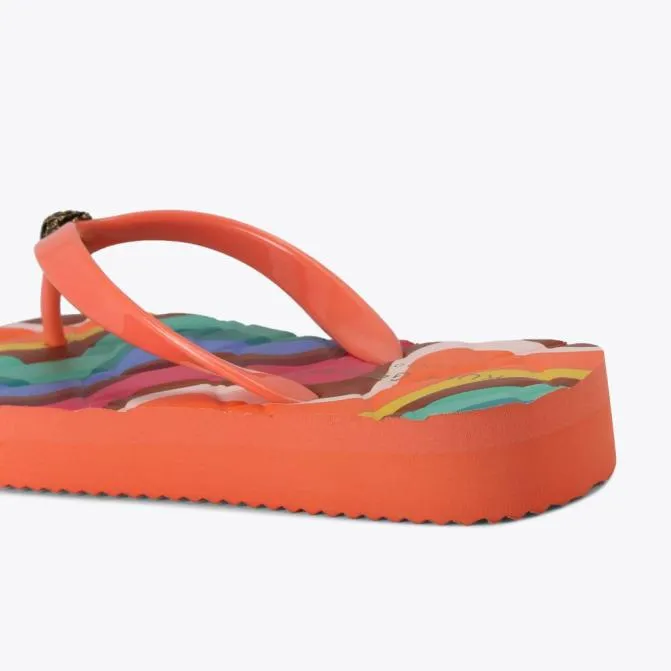 Kurt Geiger Sandals Kensington Flip Flop Peach 8211 Women