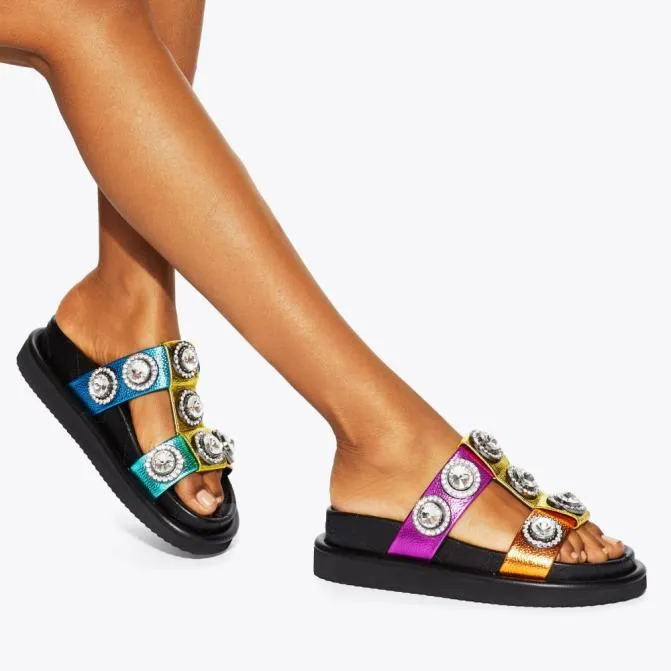 Kurt Geiger Sandals Orson Crystal Sandal Multiother 8211 Women