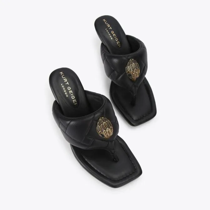 Kurt Geiger Sandals Puff Heel Sandal Black 8211 Women