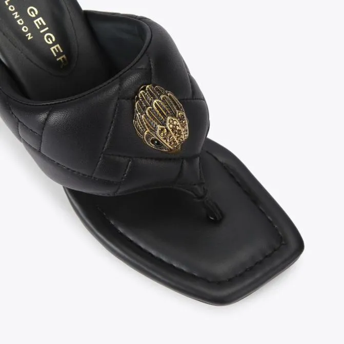 Kurt Geiger Sandals Puff Heel Sandal Black 8211 Women