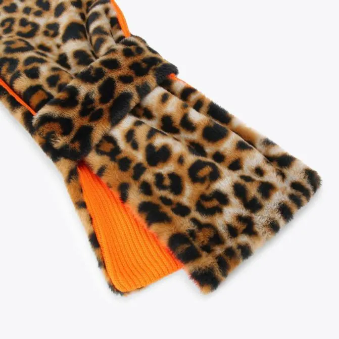 Kurt Geiger Scarves and Gloves Poppy Knit Scarf Brown Other 8211 Women