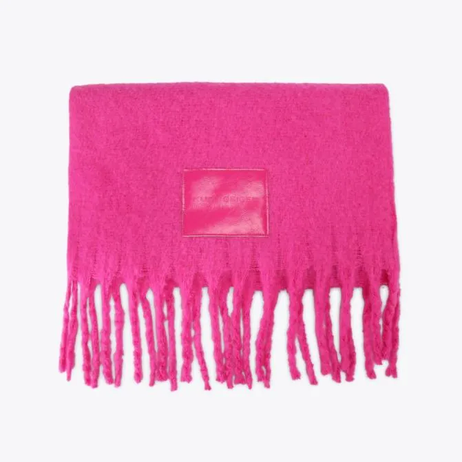 Kurt Geiger Scarves and Gloves Yarndye Scarf Fushia 8211 Women