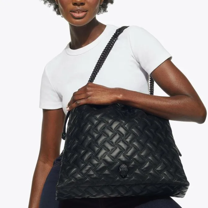 Kurt Geiger Shoulder Bags Kensington Drench Drawstring Bag Black 8211 Women