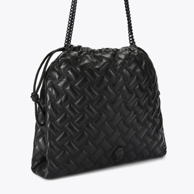 Kurt Geiger Shoulder Bags Kensington Drench Drawstring Bag Black 8211 Women