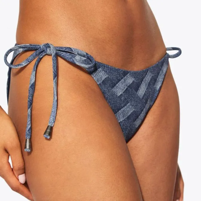 Kurt Geiger Swim Kensington String Briefs Denim 8211 Women