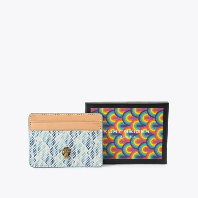 Kurt Geiger Wallets and Purses Camden Card Holder White Comb 8211 Women