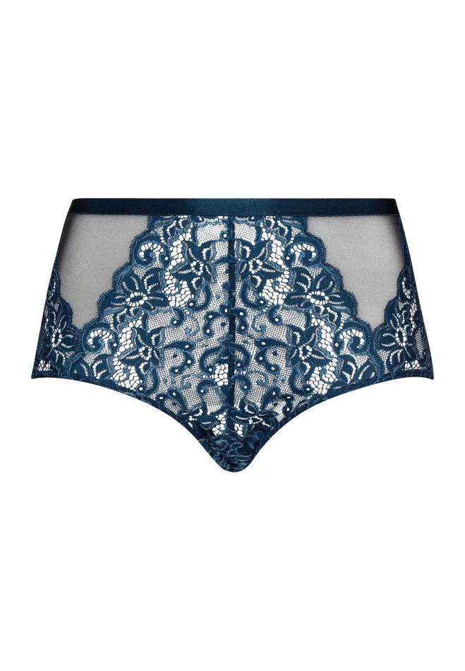 Lace Full Brief Mystic Blue Women HANRO Full Briefs