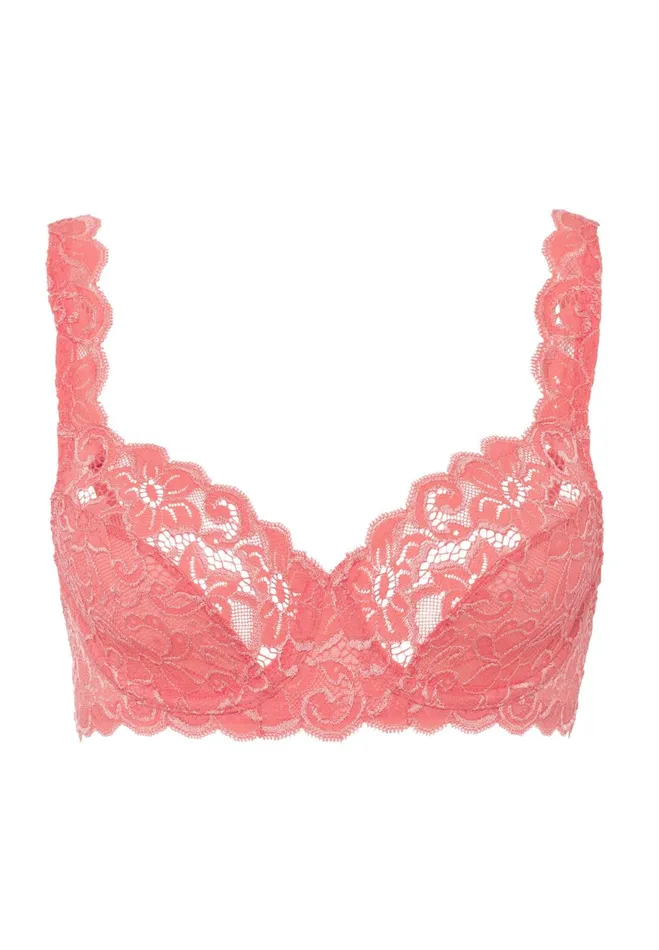 Lace Underwire Bra Porcelain Rose Women HANRO Underwire Bras