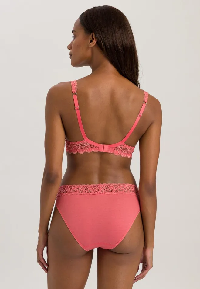 Lace Underwire Bra Porcelain Rose Women HANRO Underwire Bras