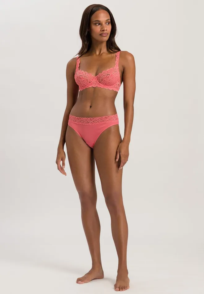 Lace Underwire Bra Porcelain Rose Women HANRO Underwire Bras