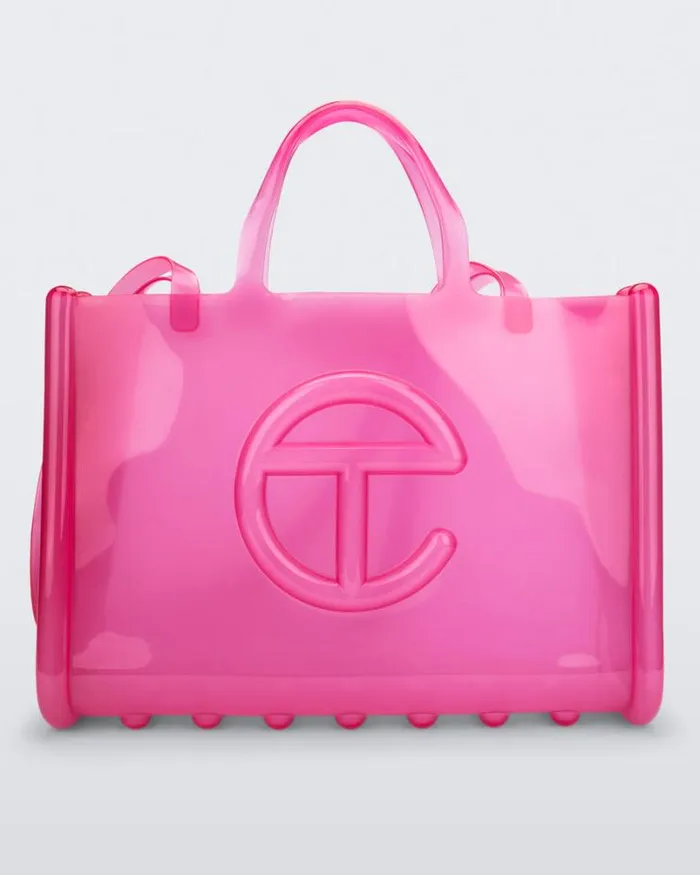 Large Jelly Shopper Pink Women Melissa Handbags