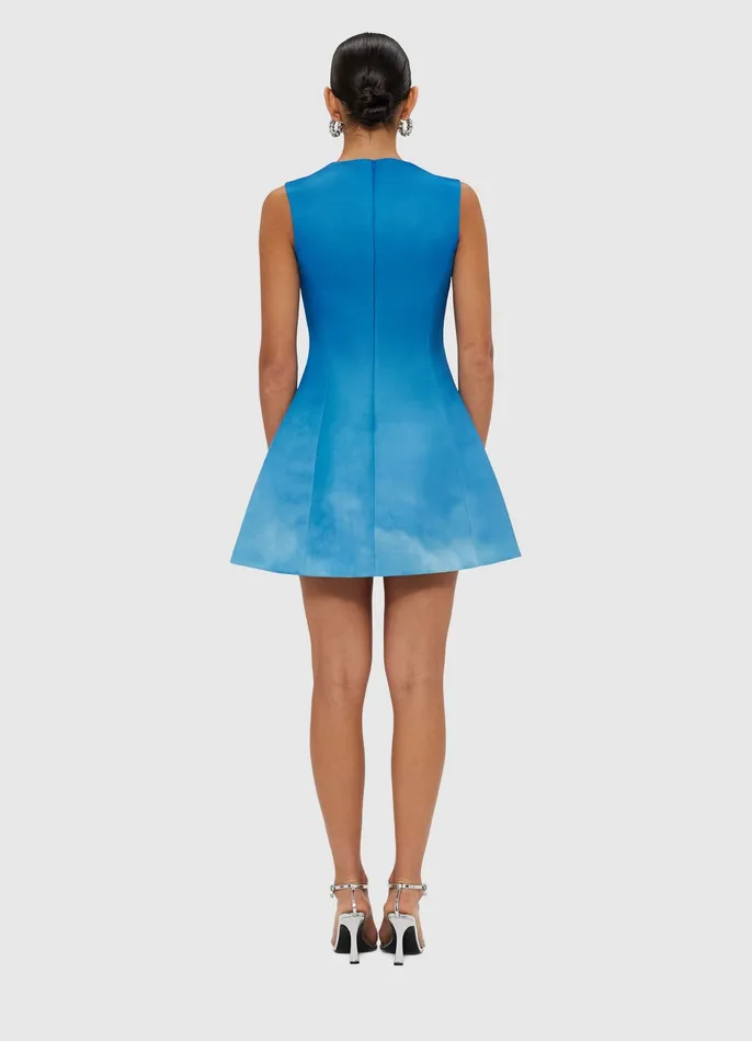 LEO LIN Dresses and Jumpsuits Women Chloe Sleeveless Mini Dress 8211 Aerial Print