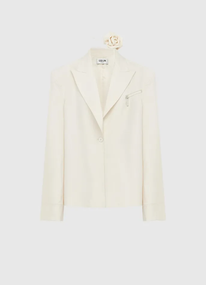 LEO LIN Jovanna Blazer 8211 Vanilla Women Two Piece Sets