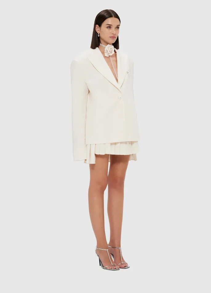 LEO LIN Jovanna Blazer 8211 Vanilla Women Two Piece Sets