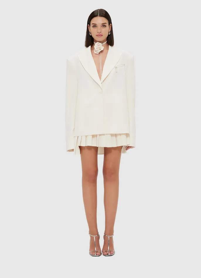 LEO LIN Jovanna Blazer 8211 Vanilla Women Two Piece Sets