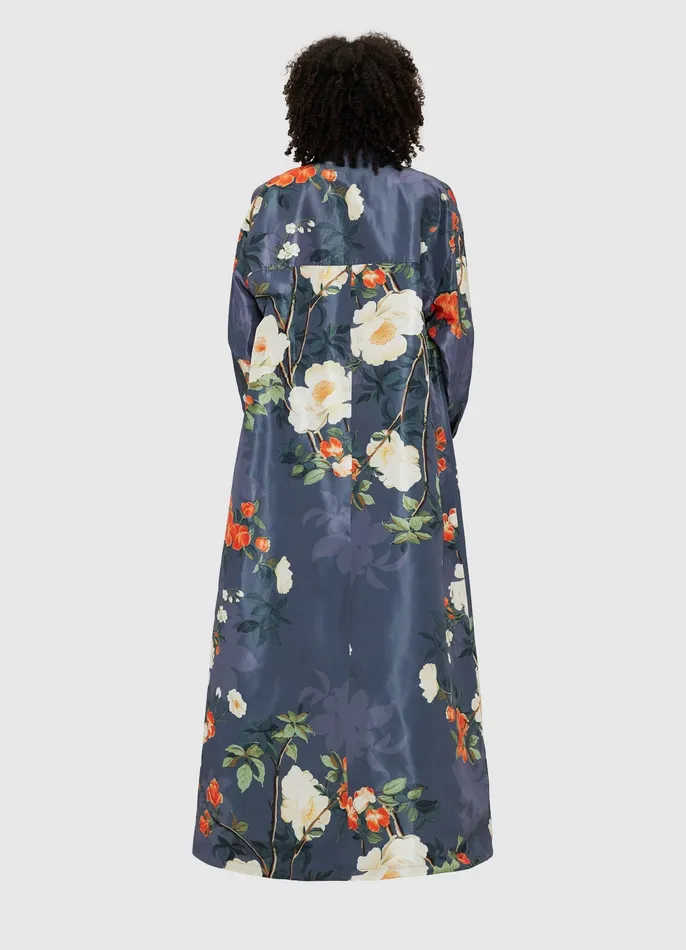 LEO LIN Madeline Coat Dress 8211 Pear Blossom Print Women Coats and Jackets