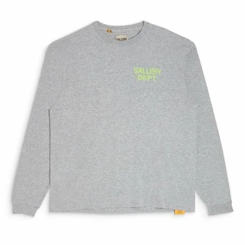 Long Sleeve Men Gallery Dept SOUVENIR LS TEE Heather Grey