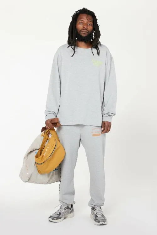 Long Sleeve Men Gallery Dept SOUVENIR LS TEE Heather Grey