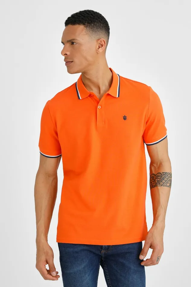 Lumberjack POLO Men POLO SPORT REDDISH ORANGE Man Home Shoes Orange