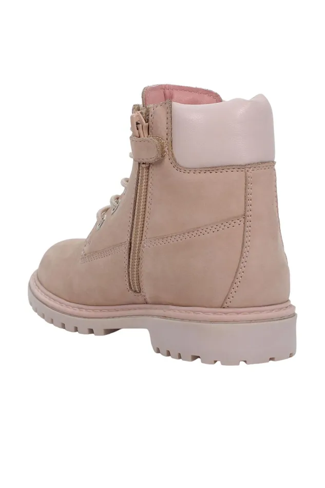 Lumberjack Shoes Girls ANKLE BOOT LACE FUR LININ PINK Girl 776