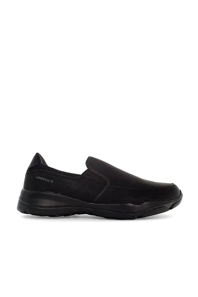 Lumberjack SLIP ON Men SLIPON BLACK Man Comfort Shoes Black