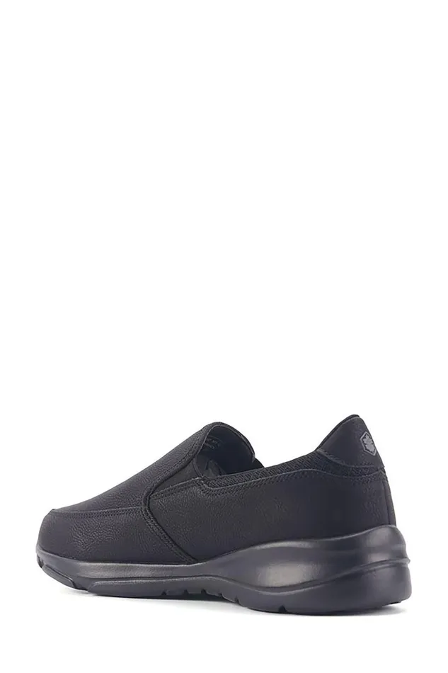 Lumberjack SLIP ON Men SLIPON BLACK Man Comfort Shoes Black
