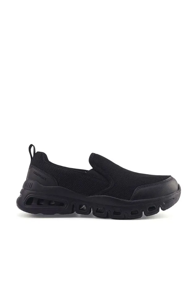Lumberjack SNEAKERS Men SLIPON BLACK Man Basic Casual Boots Black
