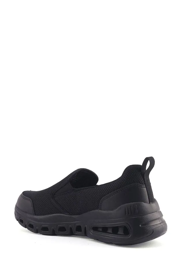 Lumberjack SNEAKERS Men SLIPON BLACK Man Basic Casual Boots Black