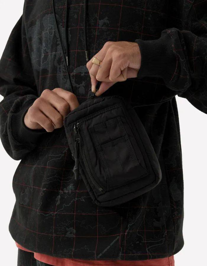 Maharishi Bags 1117 Maha MA Pocket Pouch Black 8211 Men