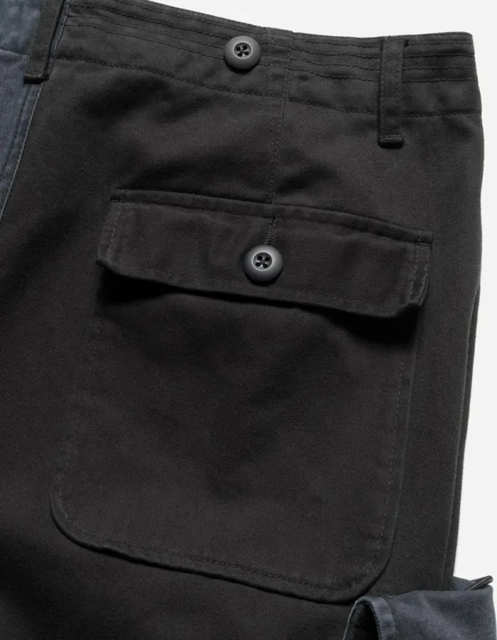 Maharishi Cargo Pants 6026 Maha Boro Deck Pants BlackCharcoal 8211 Men