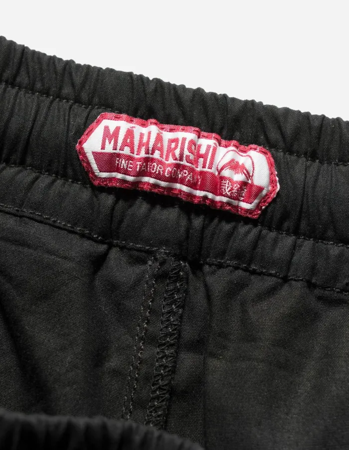 Maharishi Hakama Pants 6056 Asym Hakama Shorts Black 8211 Men