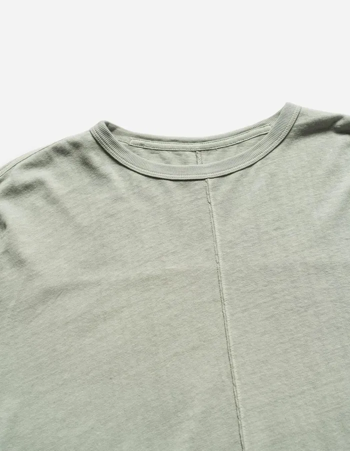 Maharishi Long Sleeve TShirts 5245 Hemp Cross Oversized LS TShirt Sage 8211 Men