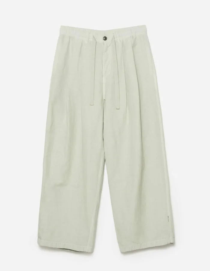 Maharishi Track Pants 6081 Hemp Pleated Track Pants Sage 8211 Men