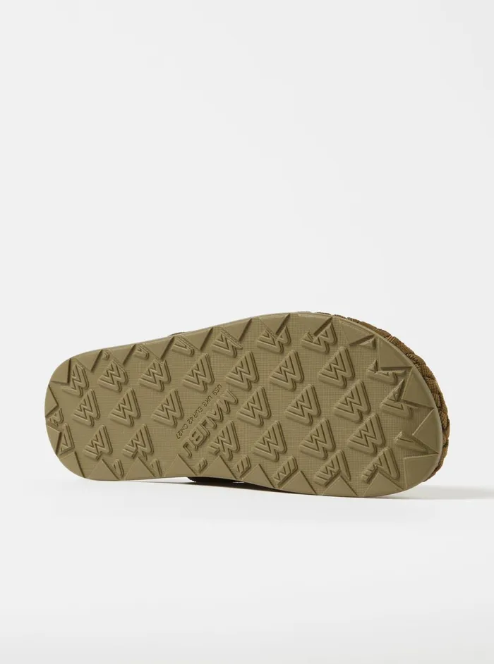 Malibu Colony Classic In Olive Nylon Men Universal Works Footwear