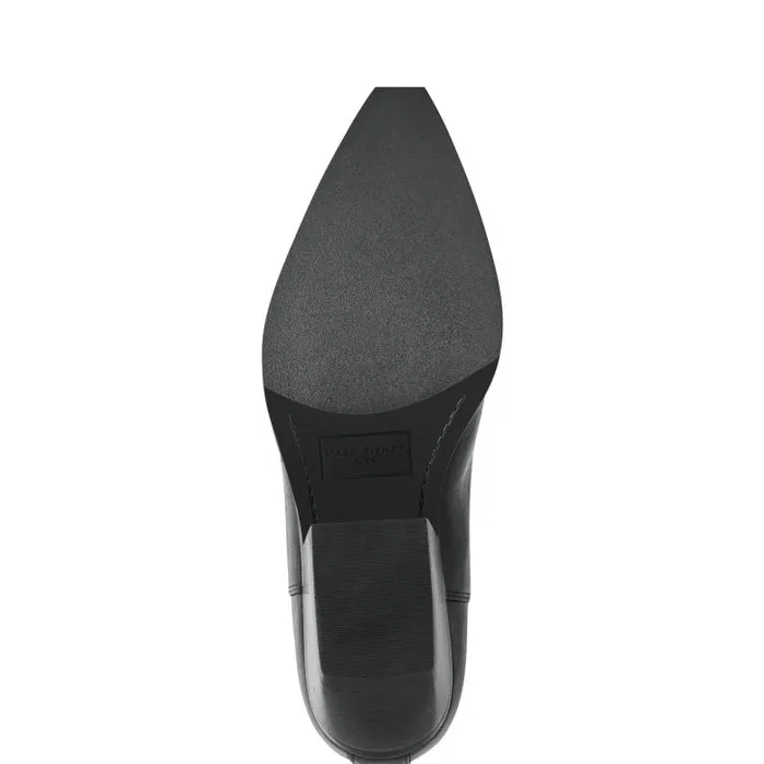 Marc Fisher Booties Women Pryce Western Bootie Black Leather