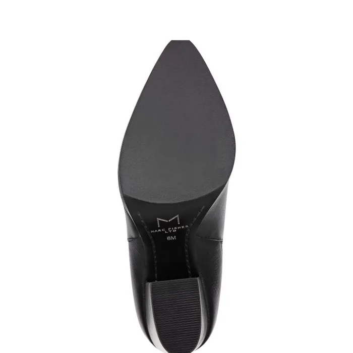 Marc Fisher Boots and Booties Women Alva Pointy Toe Bootie Black Leather