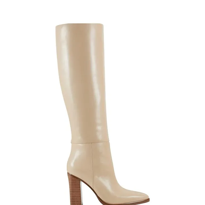 Marc Fisher Boots and Booties Women Lannie Dress Boot Light Natural