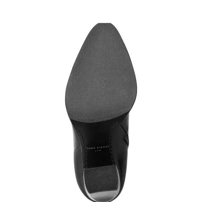 Marc Fisher Boots and Booties Women Lasli Over The Knee Boot Black Leather