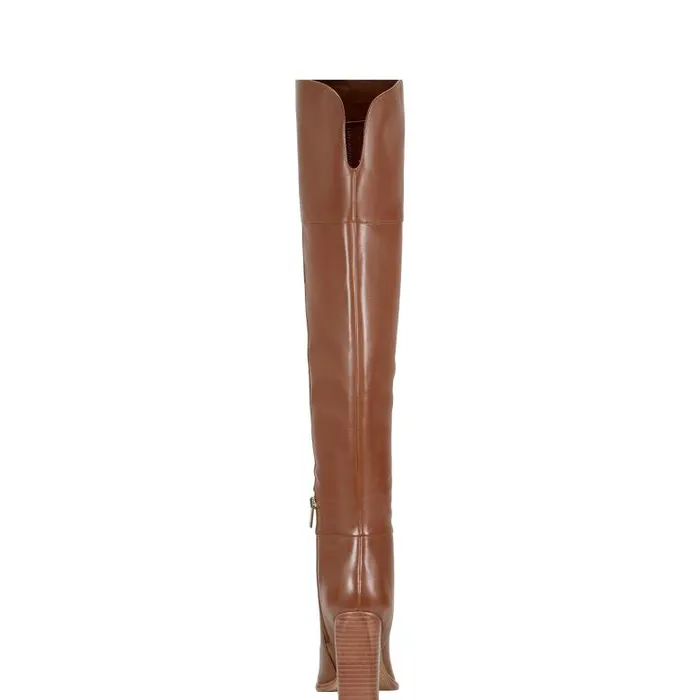 Marc Fisher Boots and Booties Women Lasli Over The Knee Boot Brown Leather