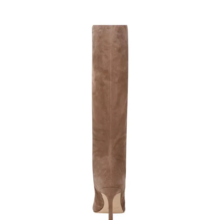 Marc Fisher Boots and Booties Women Narysa Dress Boot Natural Suede