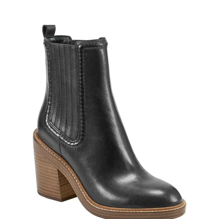 Marc Fisher Casual Boots Women Halida Tailored Bootie Black