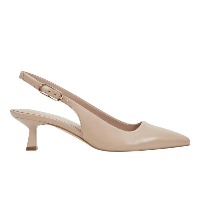 Marc Fisher Heels and Pumps Women Kory Slingback Pump Natural Leather