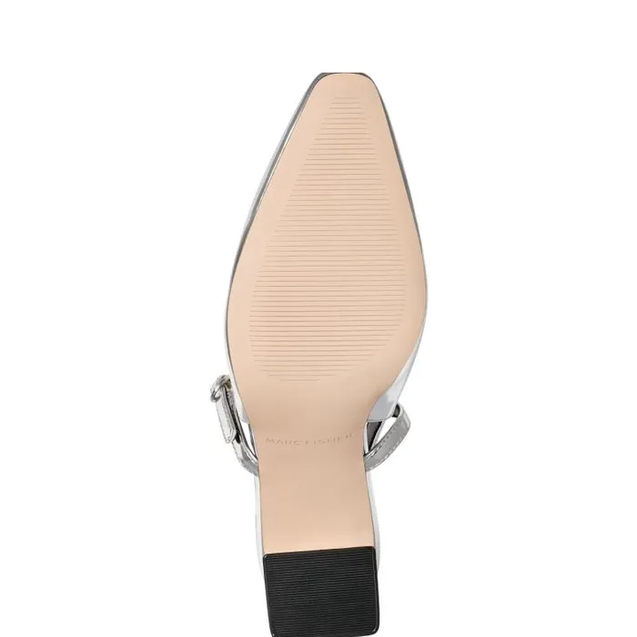 Marc Fisher Heels and Pumps Women Lanai Slingback Pump Silver