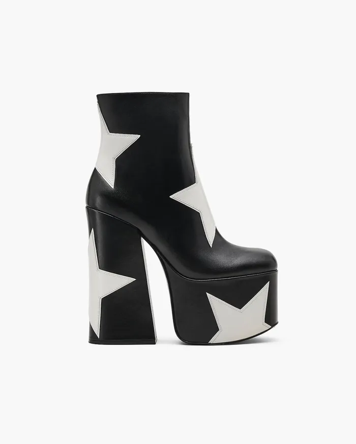Marc Jacobs Boots The Star Patchwork Kiki Platform Boot Black 8211 Women